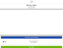Tablet Screenshot of meihoochinese.com